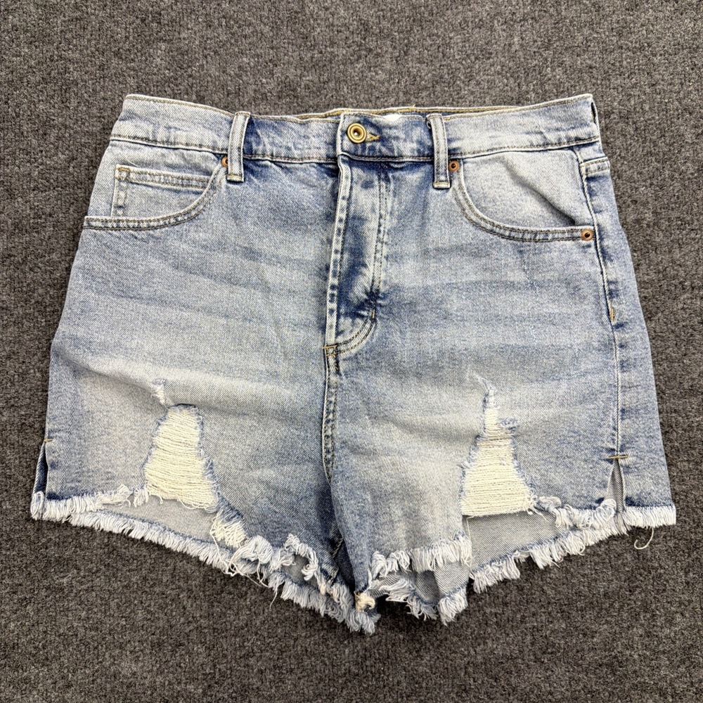 REgeneration by Celebrity Pink Beech Denim‎ Shorts Distressed Cutoff Size 9/29